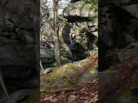 Frisky Monkey (V6) at Grayson Highlands