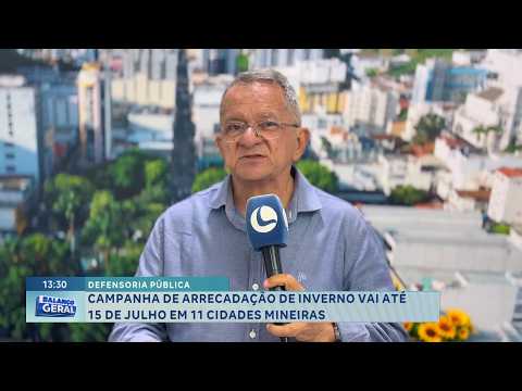 Defensoria Pública: Campanha do agasalho segue até 15 de julho.