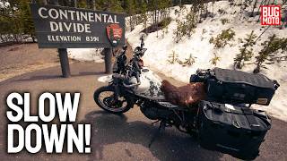 The Slow Road Through Yellowstone – Day 3 Across America on my Himalayan 450