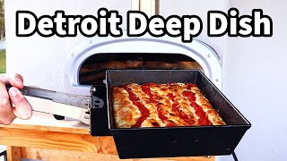 Detroit Style Pizza In The Prokan Kano 16 4-in-1 Outdoor Oven
