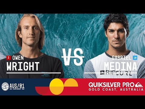 Owen Wright vs. Gabriel Medina - Quiksilver Pro Gold Coast 2017 Semifinals, Heat 2