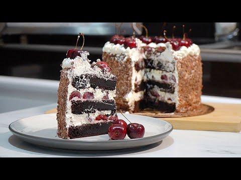 THE most RIDICULOUS Black Forest Cake 1970's revisited!