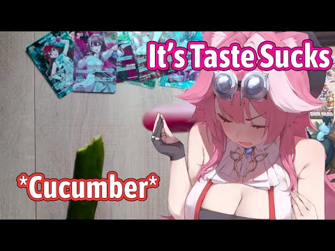 Raora Mamma Tried Cucumber In Stream Because She Didn't Get One Sign Card【Hololive EN】 Raora Mamma Tried Cucumber In Stream Because She Didn't Get One Sign Card【Hololive EN】
