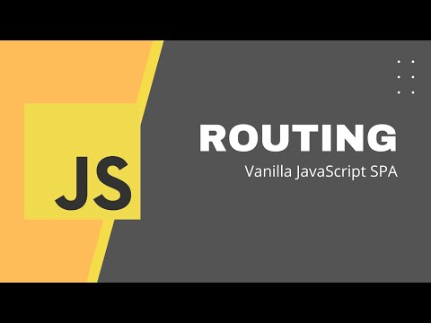 Single Page Application Using Pure Javascript