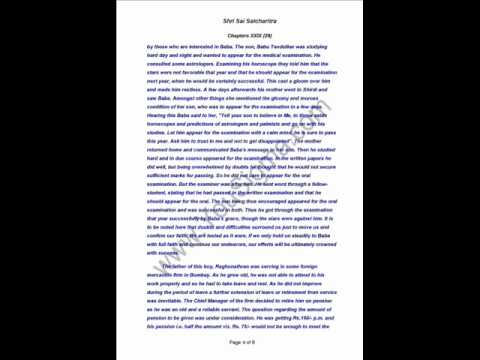 Sri Sai Satcharitra Chapter 29 - Stories of Madrasi Bhajani Mela...