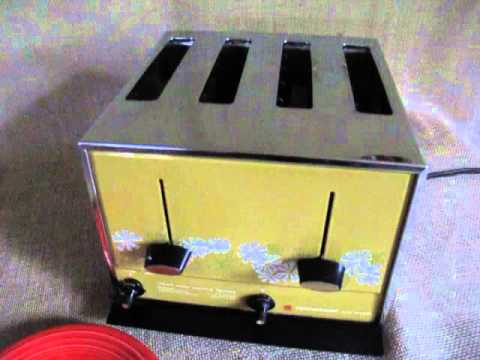 Retro Toastmaster Toaster in Action