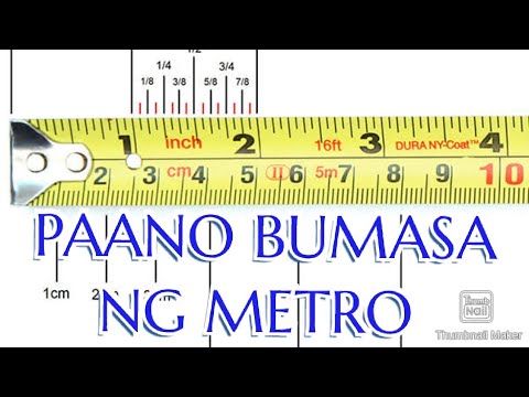 , title : 'Paano Basahin ang Metro sa Sukat ng Plano, How to Read Steel Tape Measure