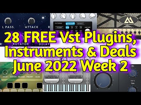 28 Best New FREE VST PLUGINS, Vst Instruments, SAMPLE PACKS & Huge Deals - JUNE 2022 Week 2