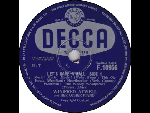 UK New Entry 1957 (171) Winifred Atwell - Let's Have A Ball [Sides 1 & 2]