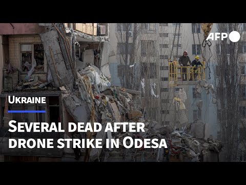 Several dead after drone strike in Odesa | AFP