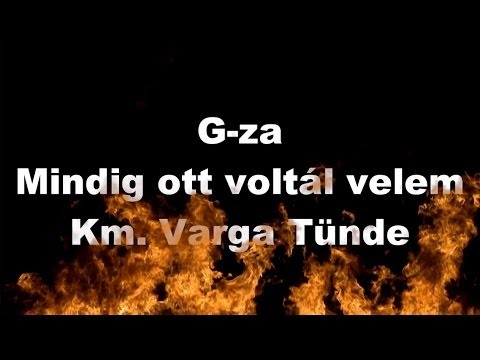 Dzsiiza - Mindig ott voltál velem km.Varga Tünde [Official Lyric Video]