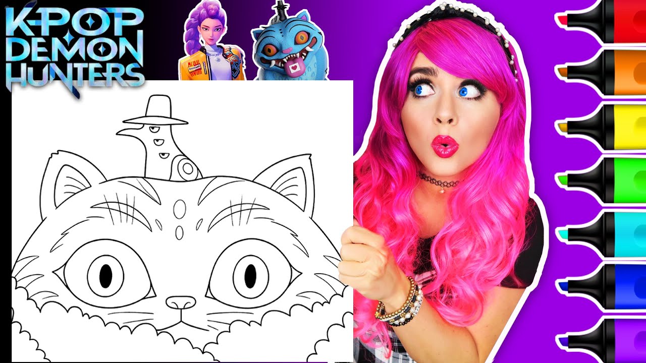 Coloring Derpy & Sussie from K-Pop Demon Hunters | Ohuhu Art Markers