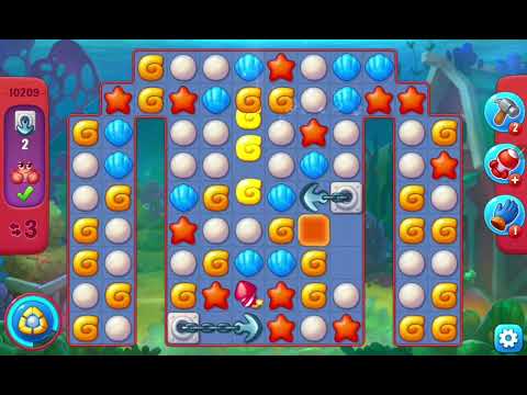 Fishdom Hard Level 10209 (with Double Lightning Boosters) @choraelmin