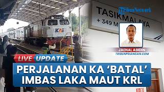 Imbas Laka Maut KRL Ditabrak Argo Bromo, 2 Perjalanan KA yang Lewat Tasikmalaya Dibatalkan