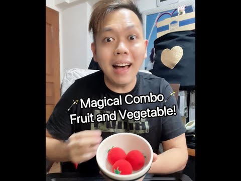 Tenyo Magic! - 1972 - Tenyo Rice Bowl/Benson Bowl Routine -"🪄Magical Combo”- Fruits and Vegetable!"