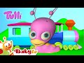 Trem Choo Choo Explorando Com Tulli A Lagarta Vídeos Para Crianças BabyTVPT