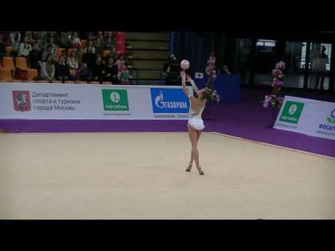 Maria Sergeeva (RUS)  ball   Grand Prix Moscow 2017