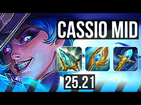 CASSIOPEIA vs SYLAS (MID) | 7 solo kills, Godlike | KR Master | 25.21