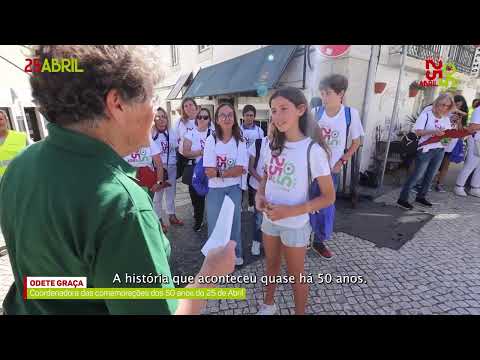 Discurso de Odete Graça na apresentação do programa das celebrações dos 50 anos do 25 de Abril