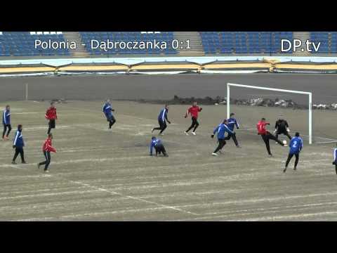 Polonia Leszno 3:2 Dąbroczanka Pępowo (skrót, 6.04.2013)