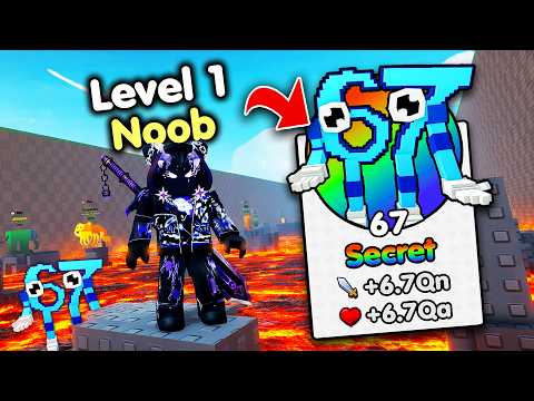 Starting Over as NOOB with OP SECRET in Survive Lava For Brainrots! (Roblox)