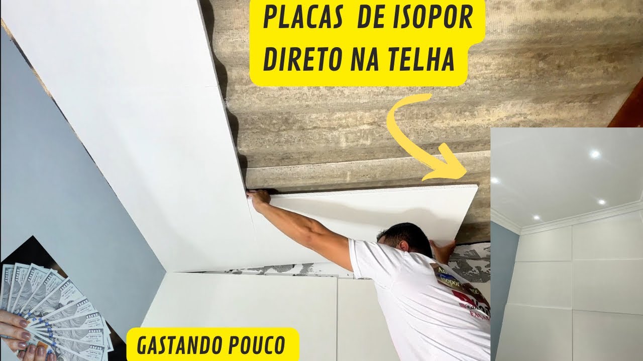 Forro de Isopor: Instalação Direta na Telha de Forma Elegante