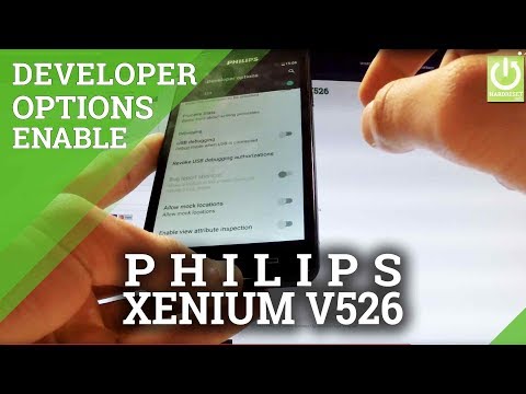 How to Enable USB Debugging PHILIPS Xenium V526 - Developer Options