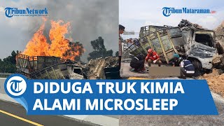 Diduga Truk Bermuatan Zat Kimia Alami Microsleep, Akibatkan 3 Orang Tewas Terbakar