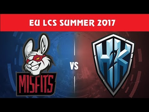 LOL EU LCS SUMMER 2017 MSF vs H2K Highlights Game 2  Misfits vs H2K Gaming