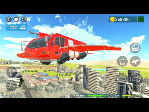 Fire Truck Flying Car game ✈️🚨🚒 | Gaming Hub