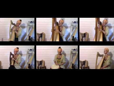 Klangteppich für Harfen, Stimme, Djembé