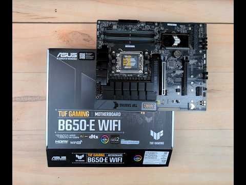 ASUS TUF GAMING B650-E WIFI 🎯 Motherboard Unboxing and Overview
