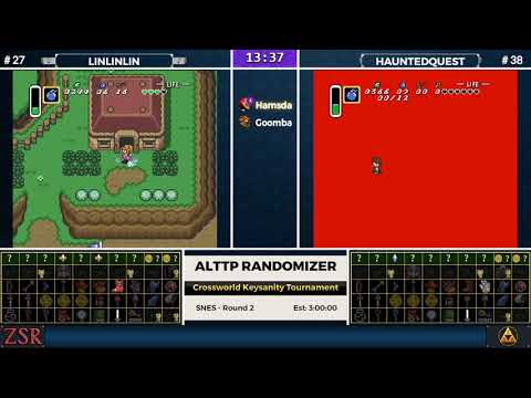 ALttPR Crossworld Keysanity Tournament: WB Round 2 - Linlinlin vs. HauntedQuest