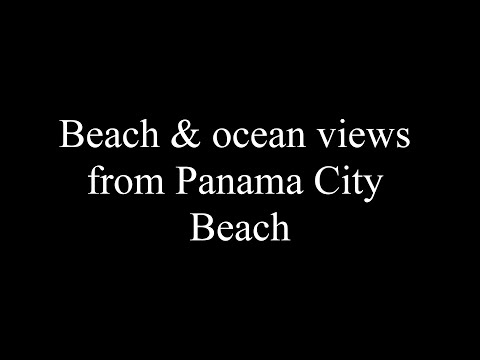Beach and ocean views in Panama City Beach