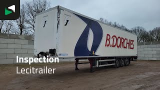 LeciTrailer 3E20 APK 02/27 Roldeur Lift Axle closed box semi-trailer | Image 4 - Autoline