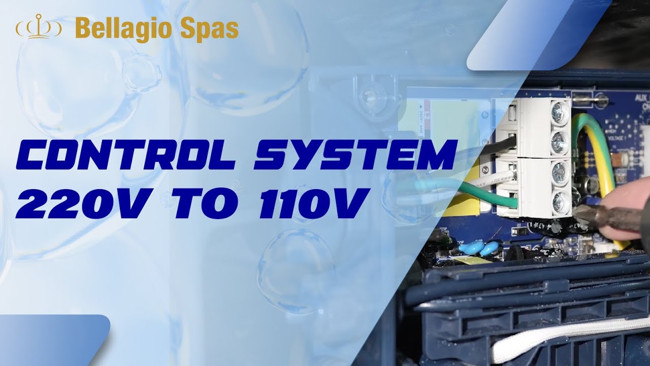 How to convert the control system from 220V (dual 110V) to a single 110V