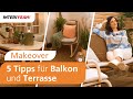 Terrasse Und Balkon Für Den Sommer Gemütlich Machen Makeover INTERIYEAH