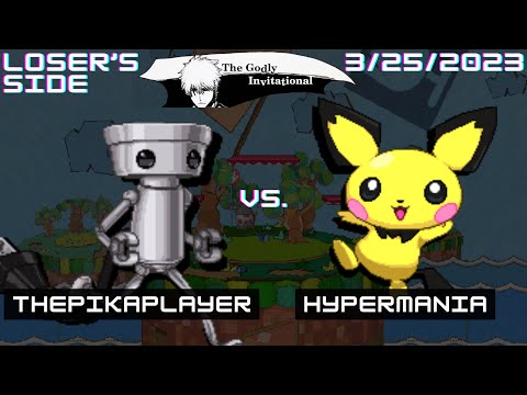 ThePikaPlayer (Chibi) vs. HyperMania (Pichu) - SSF2 Loser's - The Godly Invitational