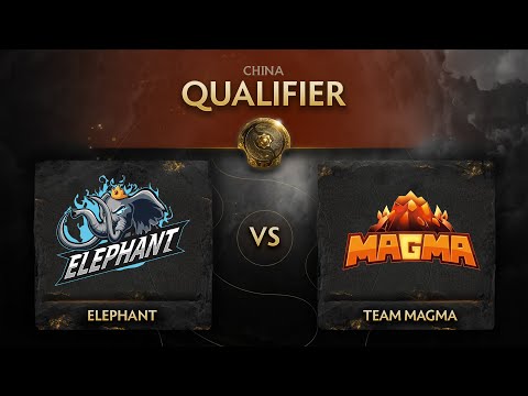 Elephant vs MagMa Game 2 - TI10 CN Qualifiers: Lower Bracket Final w/ Ares & GoDz