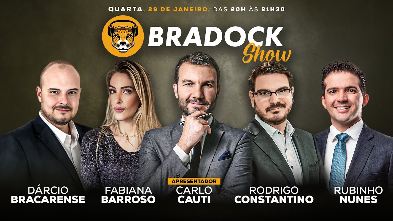 Bradock Show 29/01/25 - Carlo Cauti, Constantino, Fabiana Barroso, Dárcio Bracarense e Rubinho Nunes