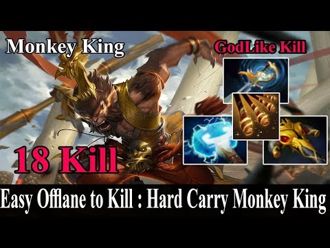 Godlike [Monkey King] 18 Kill Immortal gameplay dota 2 | Dota 2 Sroksre highlights 7.23c