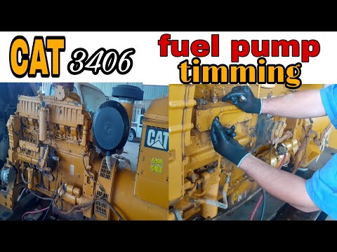 Cat 3406 engine . how to adjust fuel injection pump timming.