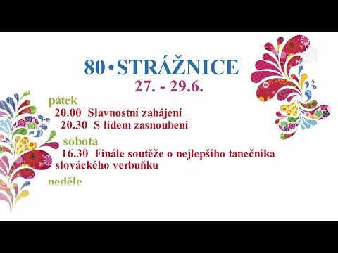 Mezinárodní folklorní festival Strážnice 27.–29. 6. 2025 ŽIVĚ na #tvnoe