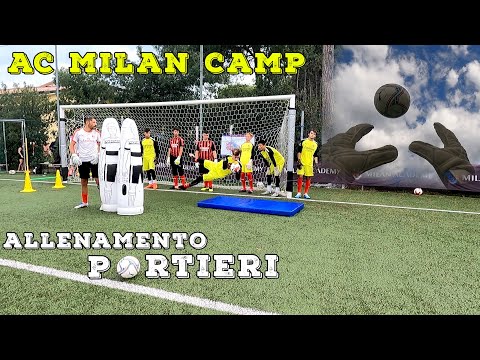 Goalkeeper Training: Technical Exercise - AC Milan Football Camp in Lignano Sabbiadoro