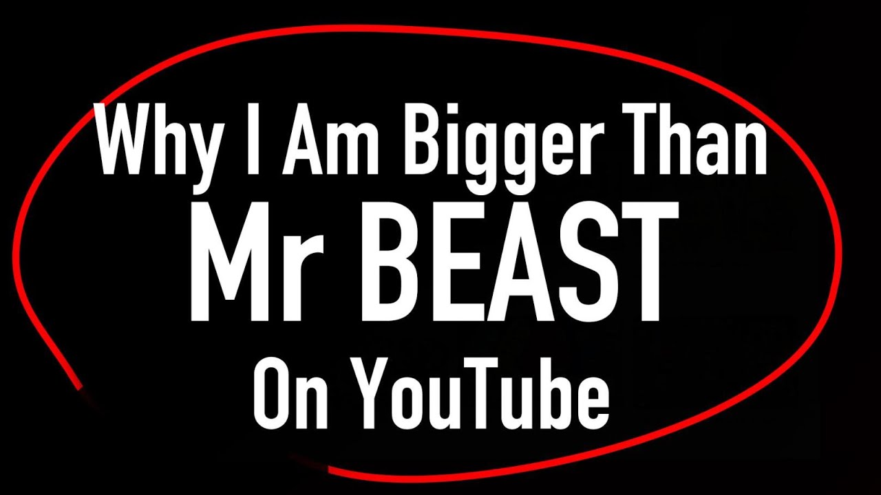 Why I Am Bigger Than MR BEAST  - And Why is YouTube Broken