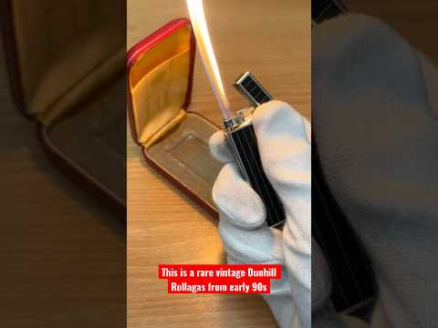 This is a rare dunhill Rollagas from early 90s #lightergas  #lighter #dunhillrollagas #jewellery