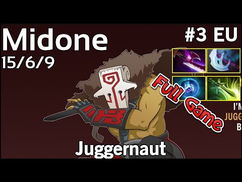 Midone Juggernaut - Dota 2 Full Game