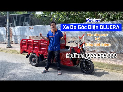 Xe 3 Gác Điện Chở Hàng Bluera 2024