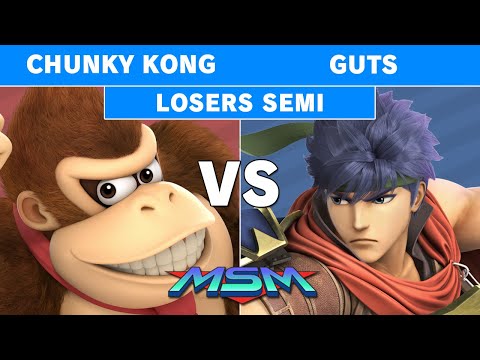 MSM Online 11 - Chunky Kong (Donkey Kong) Vs Guts (Ike) Losers Semi - Smash Ultimate