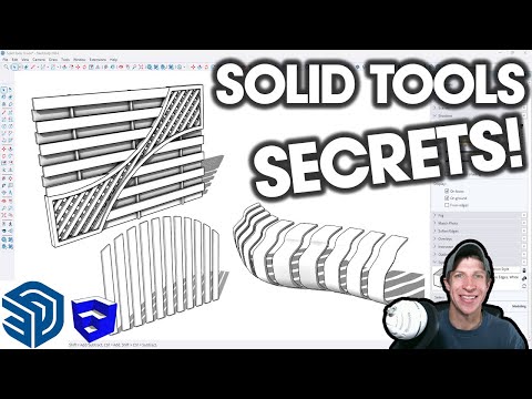 Solid Tools in SketchUp: MIND-BLOWING 3D Modeling Hacks!